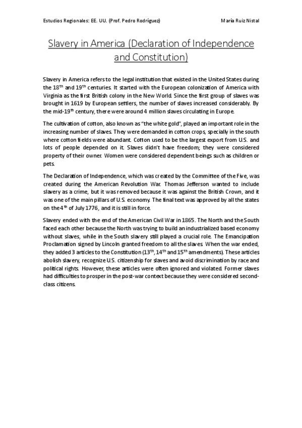 Miniatura del documento Five-Minute-Paper-1-Slavery-in-America.pdf