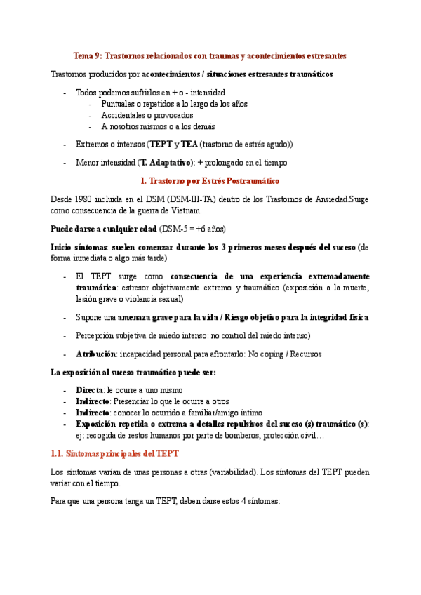Miniatura del documento Tema 9: Trastornos relacionados con traumas y acontecimientos estresantes.pdf