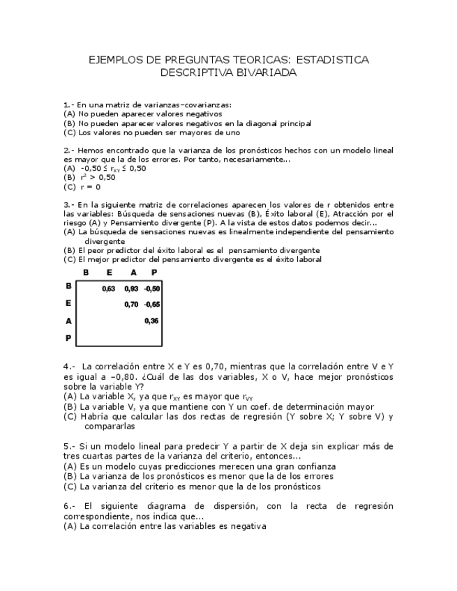Miniatura del documento Ejemplos de preguntas - Estadística Descriptiva Bivariada.pdf