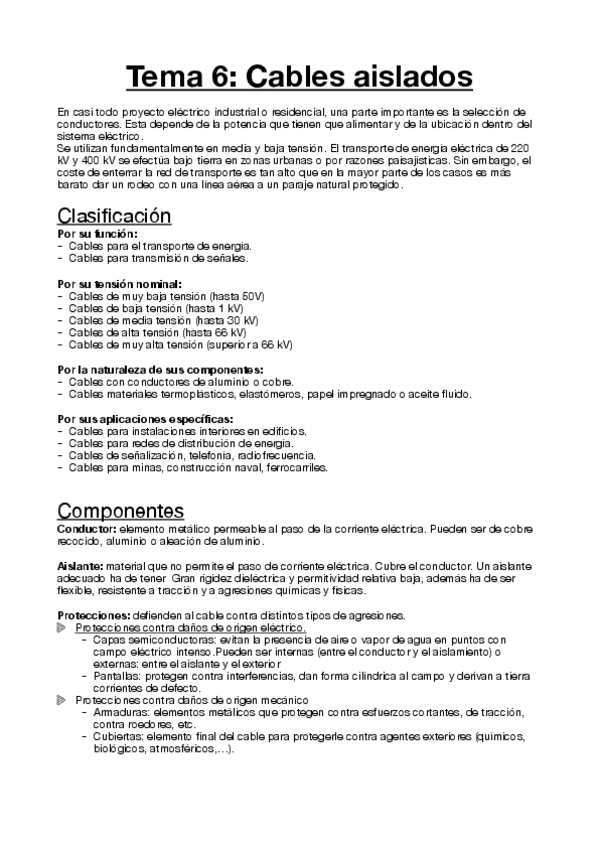 Miniatura del documento Apuntes de Examen Parcial 4-T6: Cables aislados.pdf