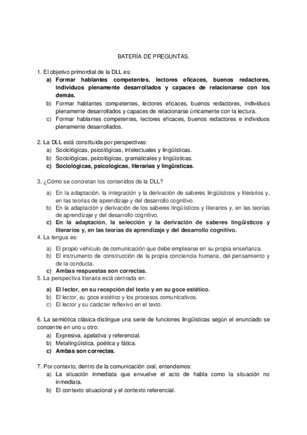 Miniatura del documento Batería de preguntas. (Lengua) .docx