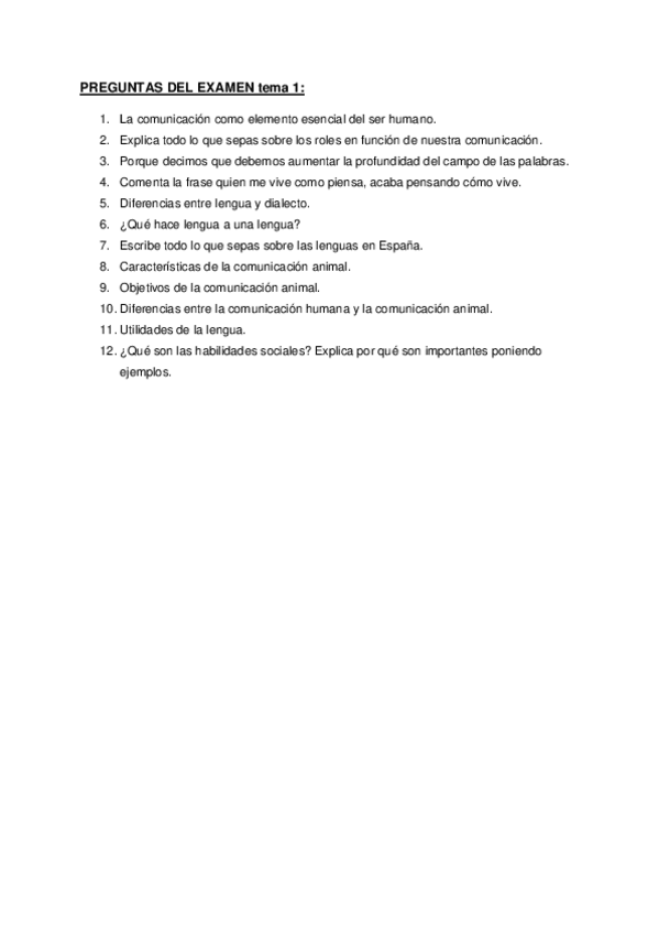 Miniatura del documento Posibles Preguntas Examen Parcial. Tema 1. Lengua. 1º de carrera.pdf