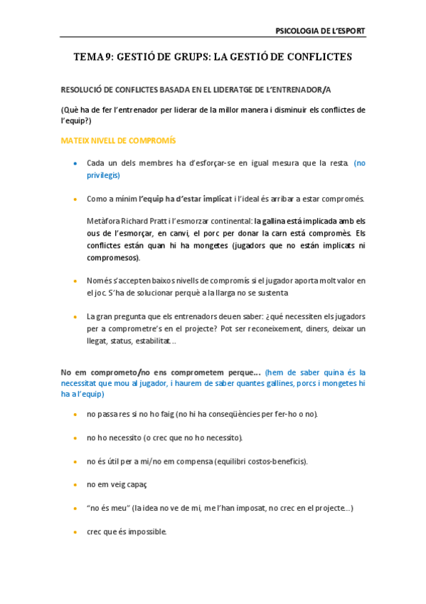 Miniatura del documento Psicologia -TEMA 9 (GESTIÓ DE GRUPS: LA GESTIÓ DE CONFLICTES).pdf