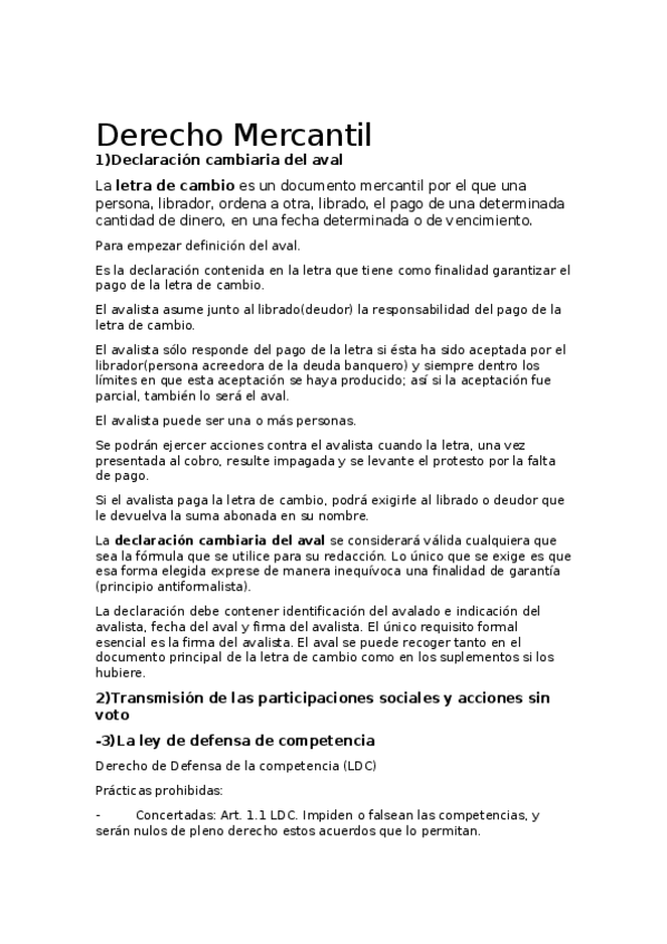 Miniatura del documento Derecho Mercantil Preguntas.docx