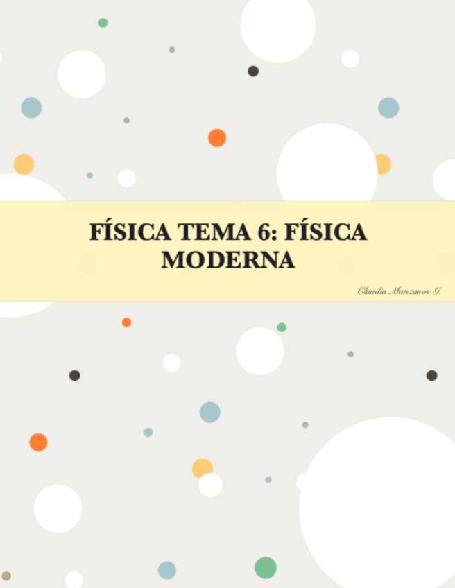 Miniatura del documento Tema 6: Física moderna (ejercicios).pdf