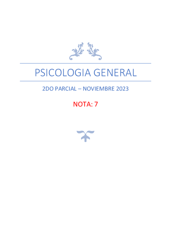 Miniatura del documento Psicologia General - ( 2° Parcial + Respuestas) - Nota 7.pdf