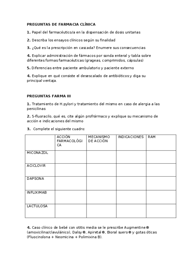 Miniatura del documento PREGUNTAS DE FARMACIA CLÍNICA.docx