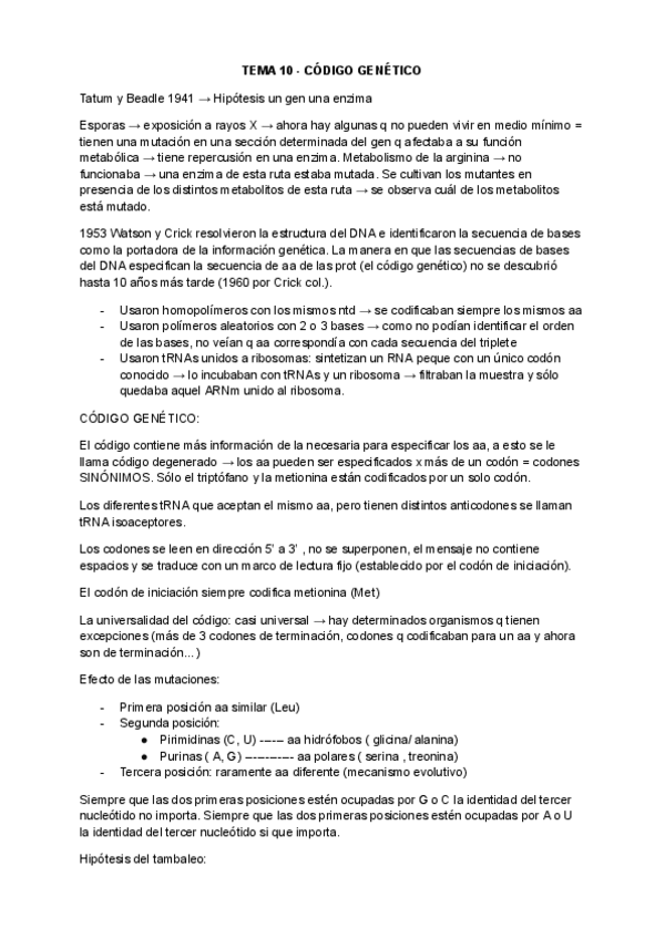 Miniatura del documento TEMA-10-y-11-CODIGO-GENETICO-y-TRADUCCION (SIN TERMINACIÓN).pdf