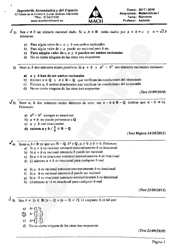 Miniatura del documento Matemáticas I - Ejercicios de Examen del Primer Parcial 1 Resueltos y Bien explicados.pdf