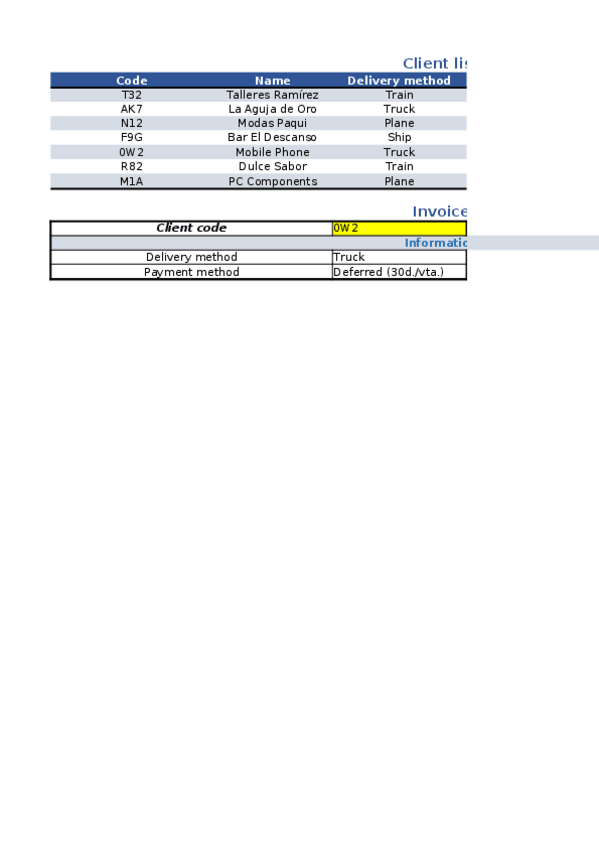 Miniatura del documento Exercise-Lookup-functionssolved.xlsx