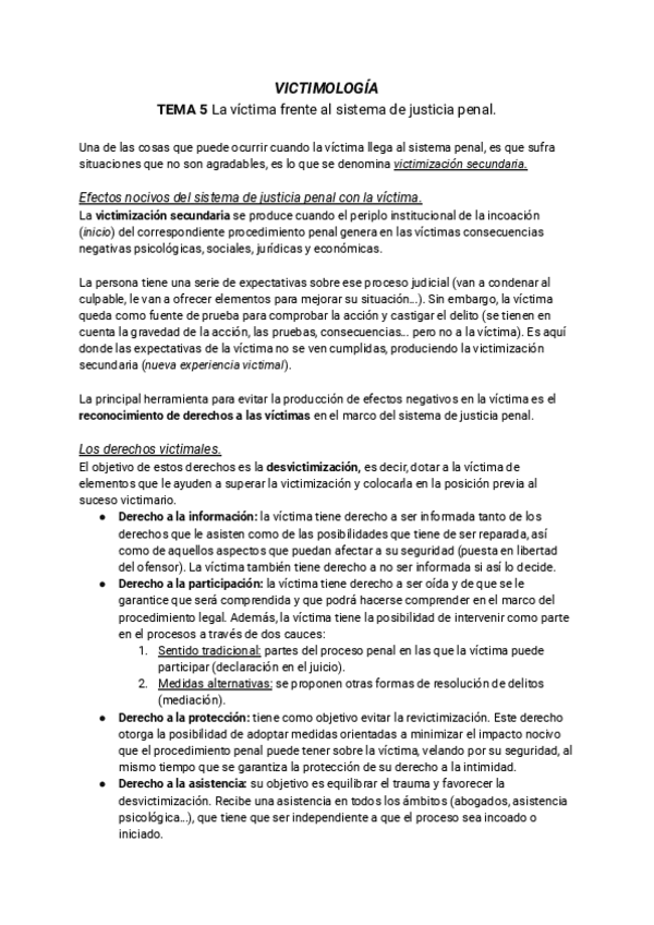 Miniatura del documento Apuntes Tema 5 Victimologia.pdf