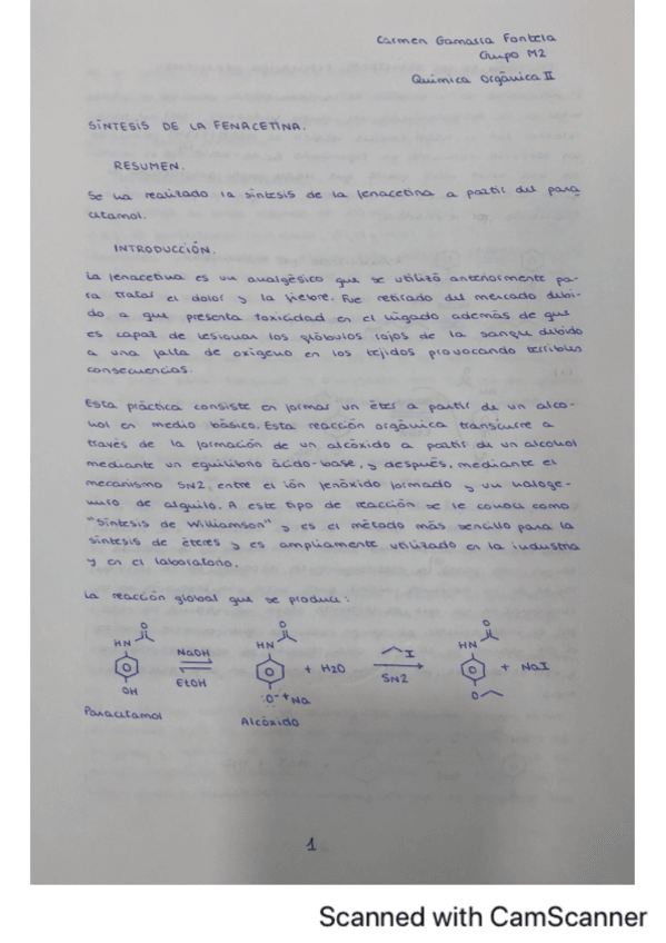 Miniatura del documento Informe-Sintesis-de-la-Fenacetina.pdf