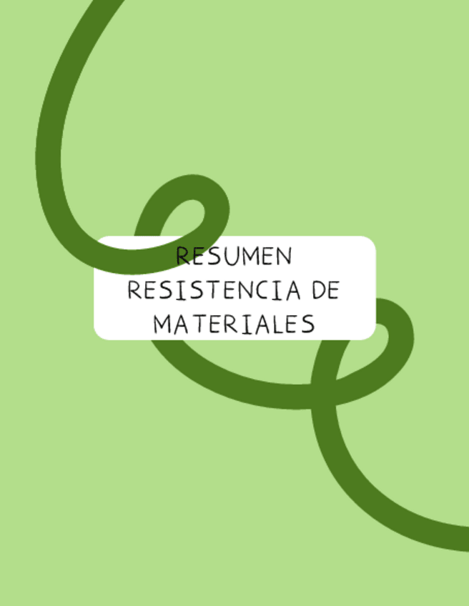 Miniatura del documento Resumen TODO Resistencia de Materiales.pdf