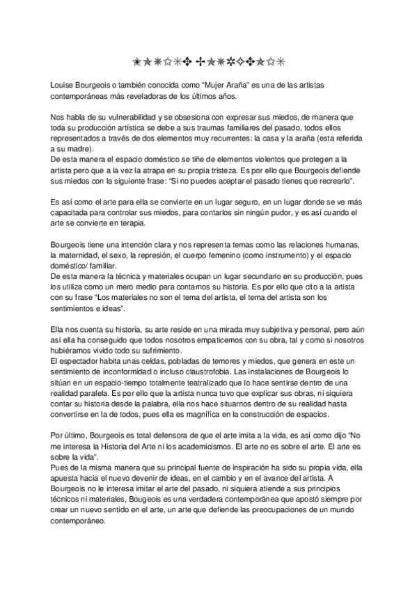 Miniatura del documento Reflexion-video-Louise-Bourgeois.docx