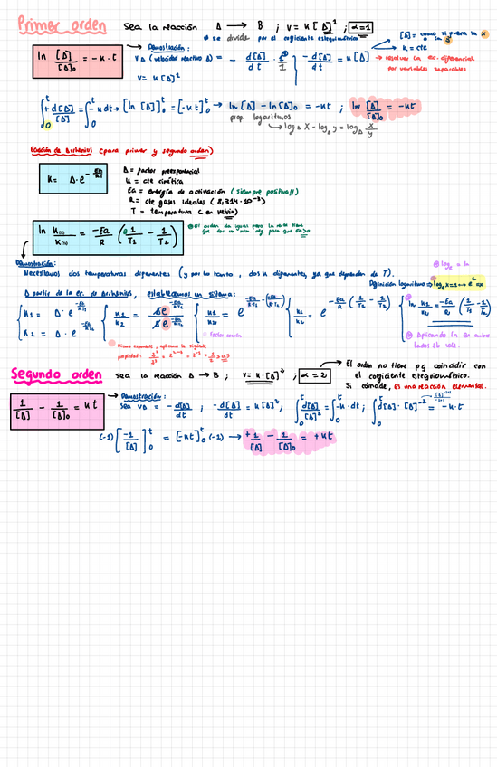 Miniatura del documento Fórmulas de Cinética explicadas.pdf
