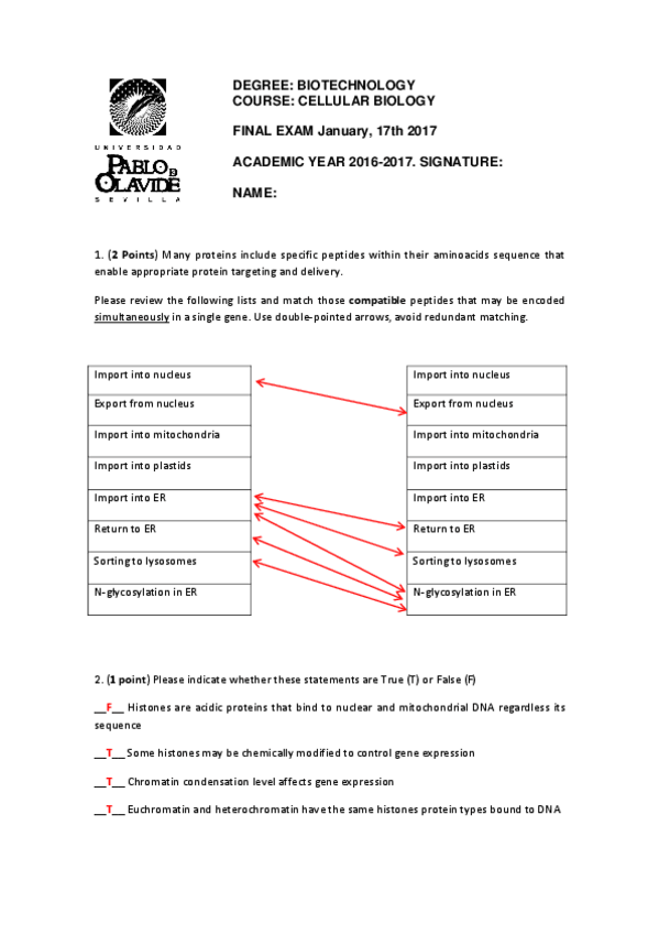 Miniatura del documento EXAMEN CELLULAR BIOLOGY 2016-17.pdf