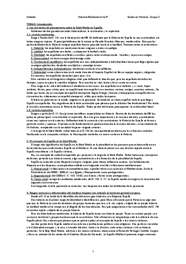 Miniatura del documento Apuntes de Historia Medieval de España.pdf