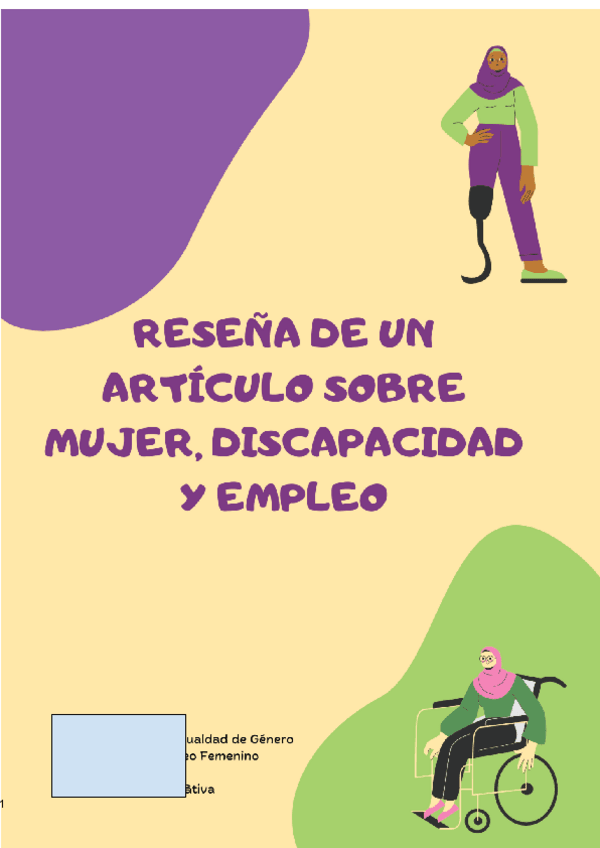 Miniatura del documento Resena-articulo-Mujer-discapacidad-y-empleo-tejiendo-la-discriminacion.pdf