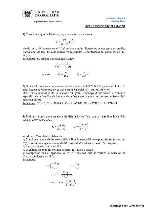 Miniatura del documento Relación 11 - Transiciones de fase (explicados).pdf