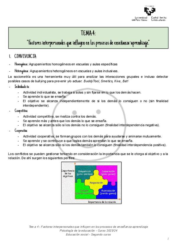 Miniatura del documento Tema 4 - Factores interpersonales que influyen en los procesos de ensenanza-aprendizaje..pdf