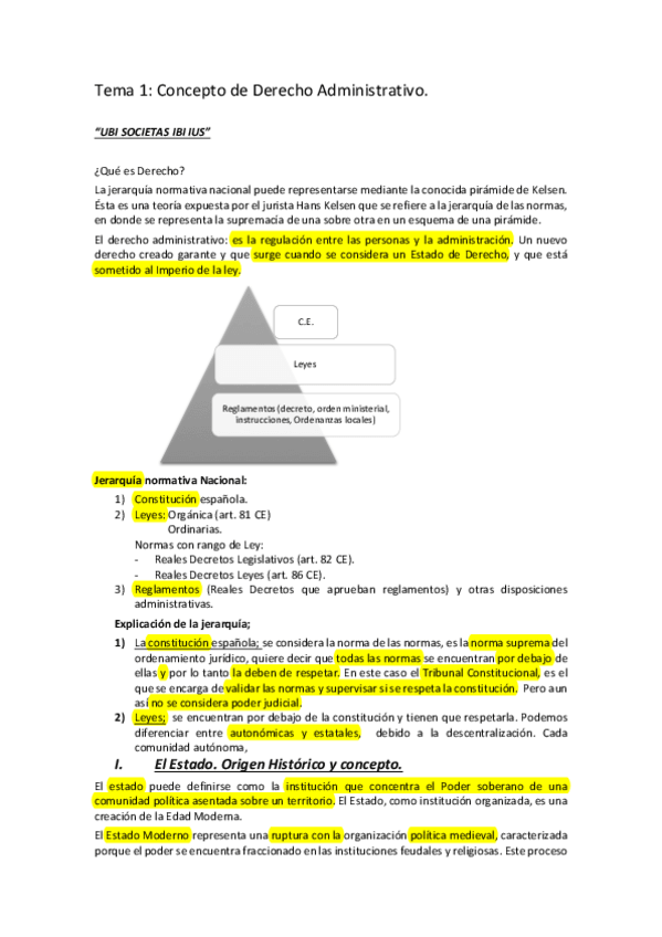 Miniatura del documento Tema 1 - Las Bases del Derecho Administrativo.pdf