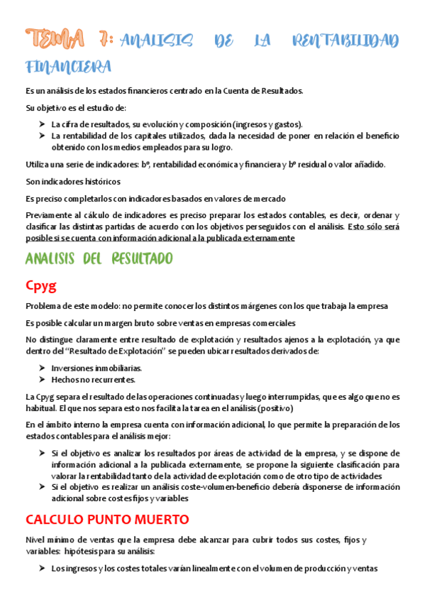 Miniatura del documento ANÁLISIS DE LA RENTABILIDAD EMPRESARIAL (tema 7).pdf