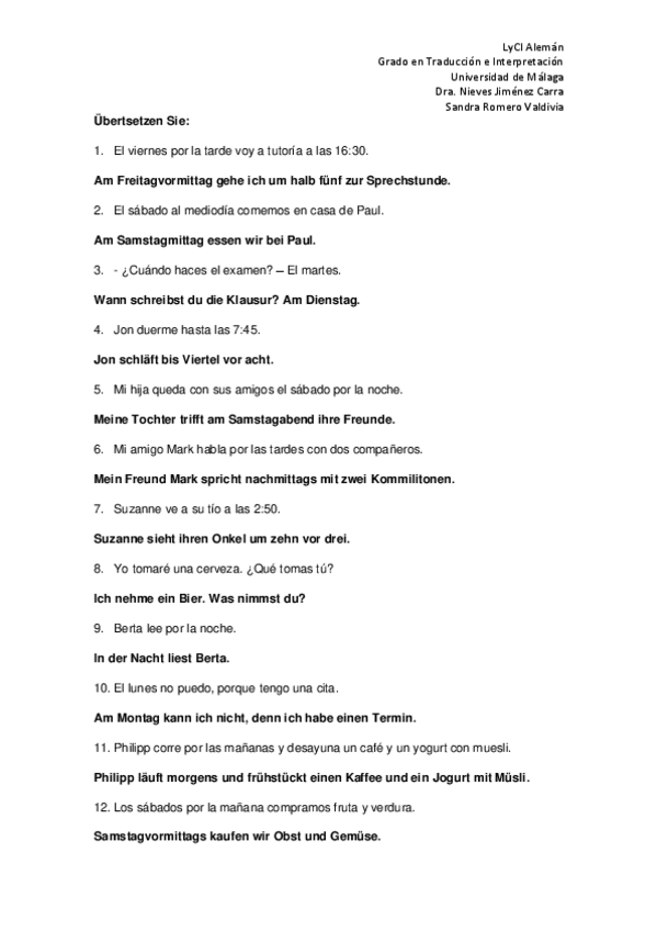 Miniatura del documento II.-Traduccion-Oraciones-Soluciones-Ubertsetzen-SieZeitangaben-und-Verben-Losungen.pdf