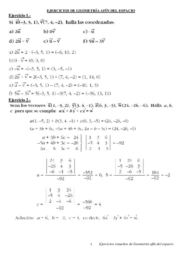 Miniatura del documento Ejercicios resueltos de espacio afín.pdf