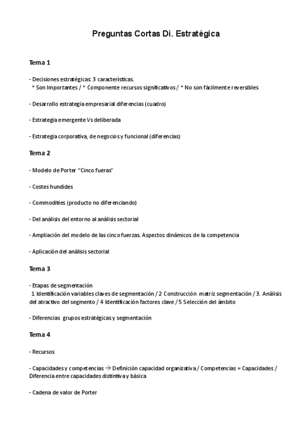 Miniatura del documento Preguntas Cortas Di. Estratégica.pdf