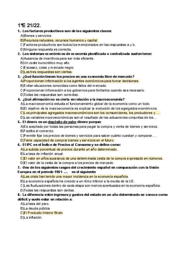 Miniatura del documento 1 EXAMEN CONTESTADO (economía).pdf