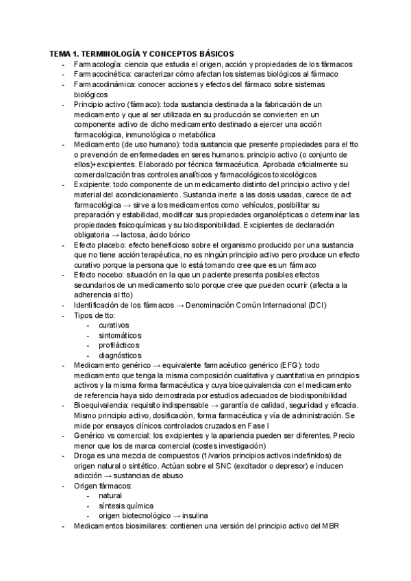 Miniatura del documento Farma apuntes cortos.pdf