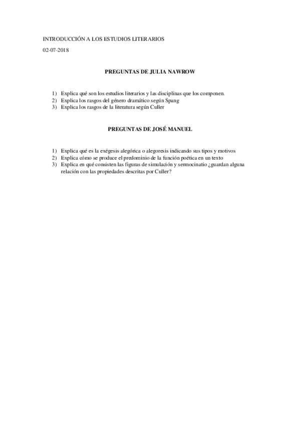 Miniatura del documento INTRODUCCIÓN A LOS ESTUDIOS LITERARIOS examen de julio.pdf