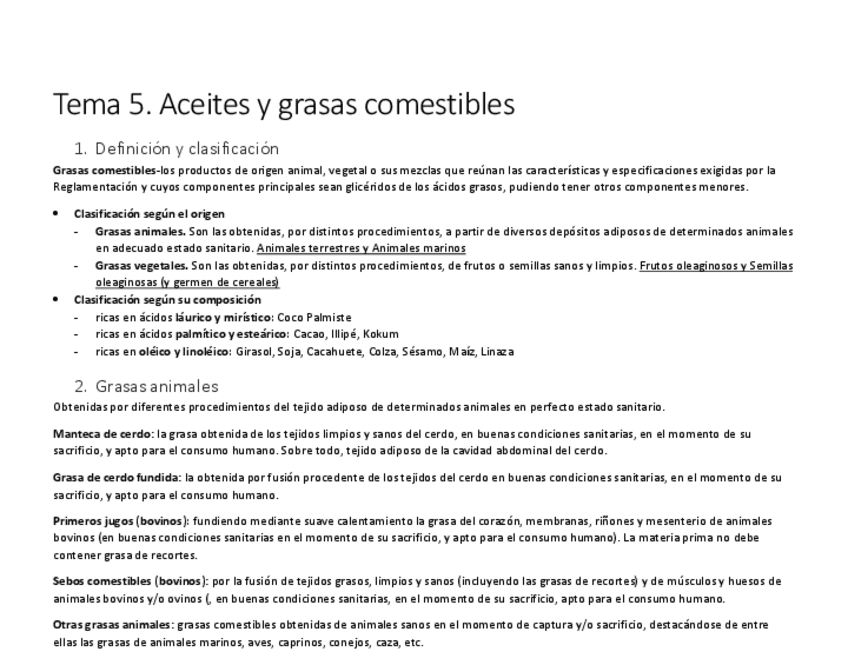 Miniatura del documento Tema 5 Aceites y grasas comestibles.pdf