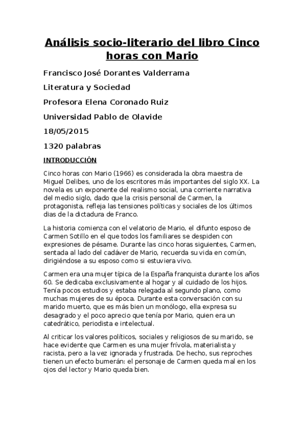 Miniatura del documento Cinco horas con Mario.docx