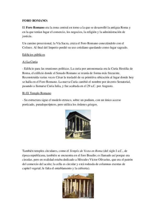 Miniatura del documento FORO ROMANO.docx