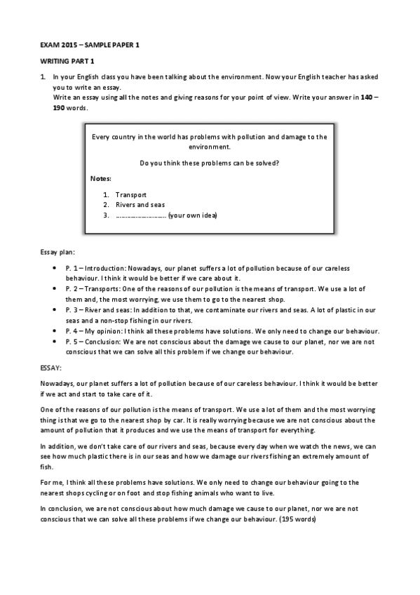 Miniatura del documento Writing PART 1 and 2 exam 2015.pdf