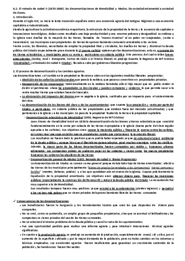 Miniatura del documento 6.2-El-reinado-de-Isabel-II-1833-1868-las-desamortizaciones-de-Mendizabal-y-Madoz.-De-sociedad-estamental-a-sociedad-de-clases..pdf