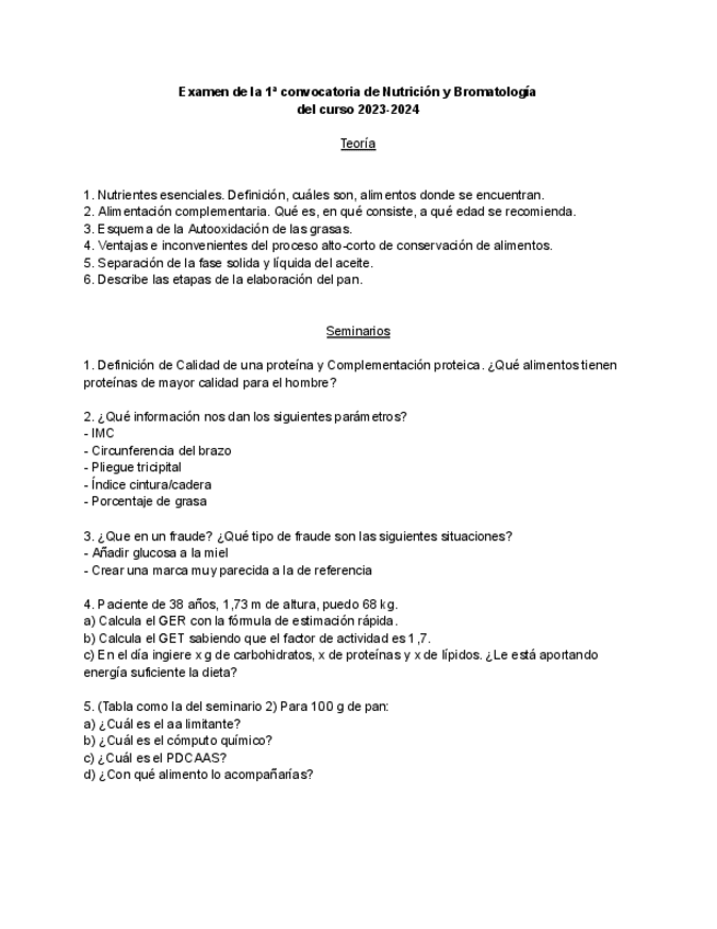 Miniatura del documento Examen 1a convocatoria Nutricion y Bromatologia.pdf