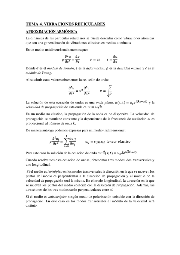 Miniatura del documento Tema 4. Vibraciones reticulares.pdf
