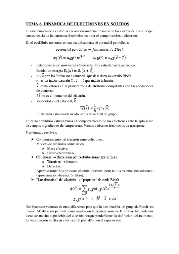 Miniatura del documento Tema 8. Dinámica de electrones en sólidos.pdf
