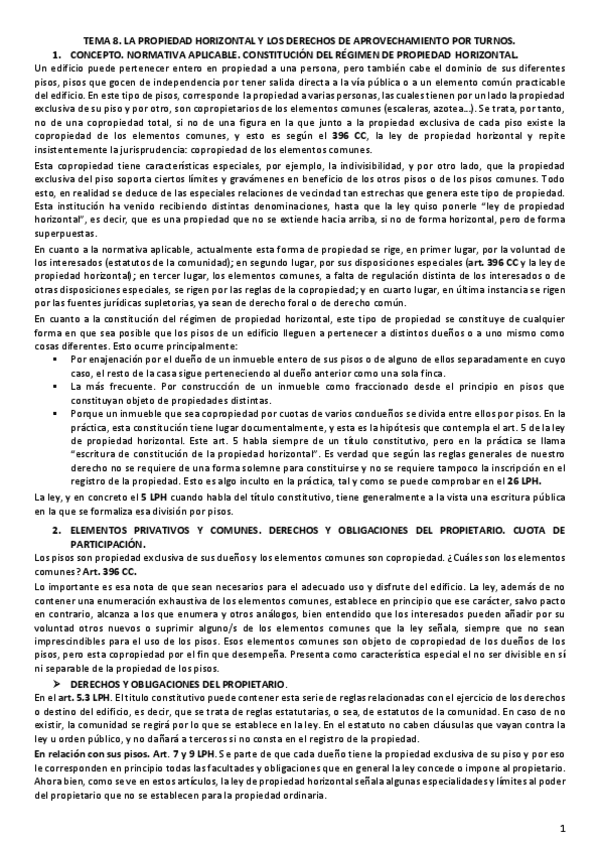 Miniatura del documento TEMA 8 - Propiedad horizontal.pdf