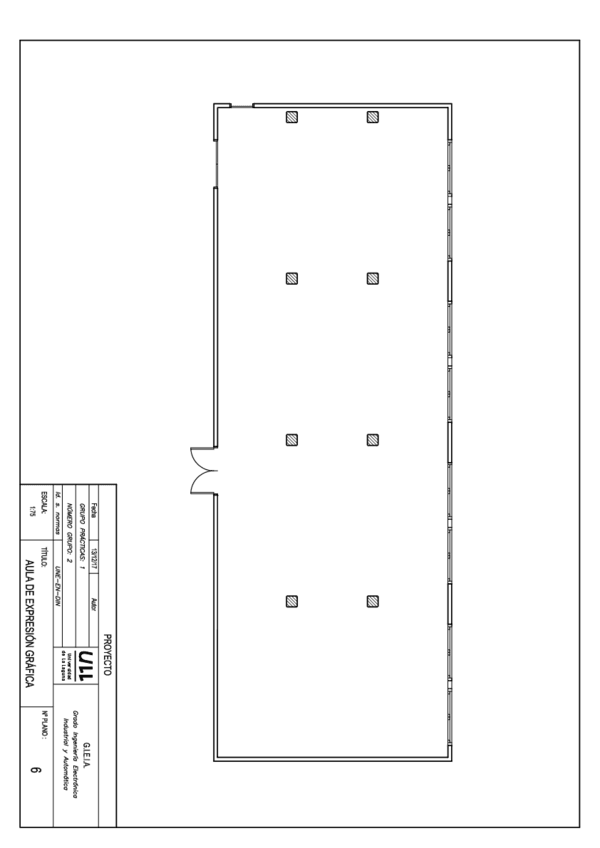 Miniatura del documento 6. PLANO DE AULA EXPRESIÓN GRÁFICA. PLANTA SÓTANO (SIN BALDOSAS).pdf