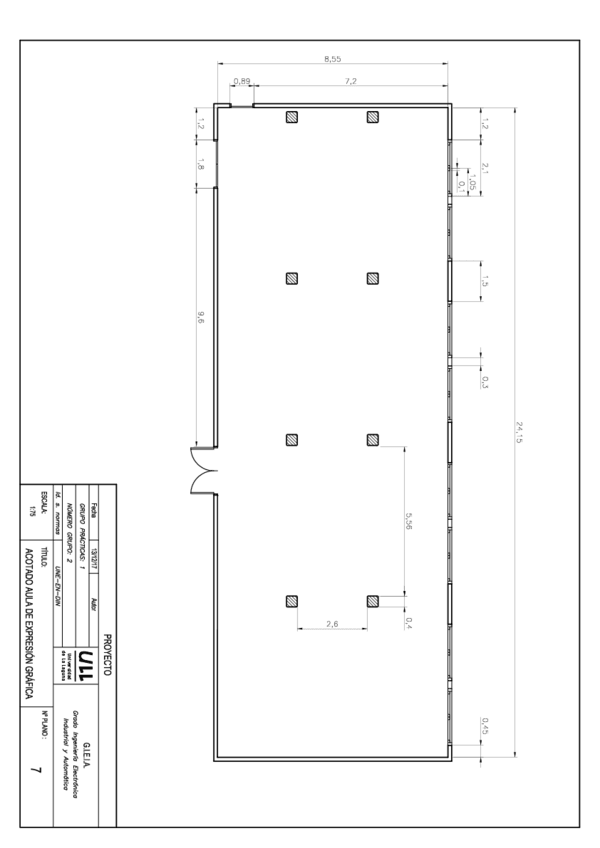 Miniatura del documento 7. PLANO DE ACOTADO AULA DE EXPRESIÓN GRÁFICA. PLANTA SÓTANO.pdf