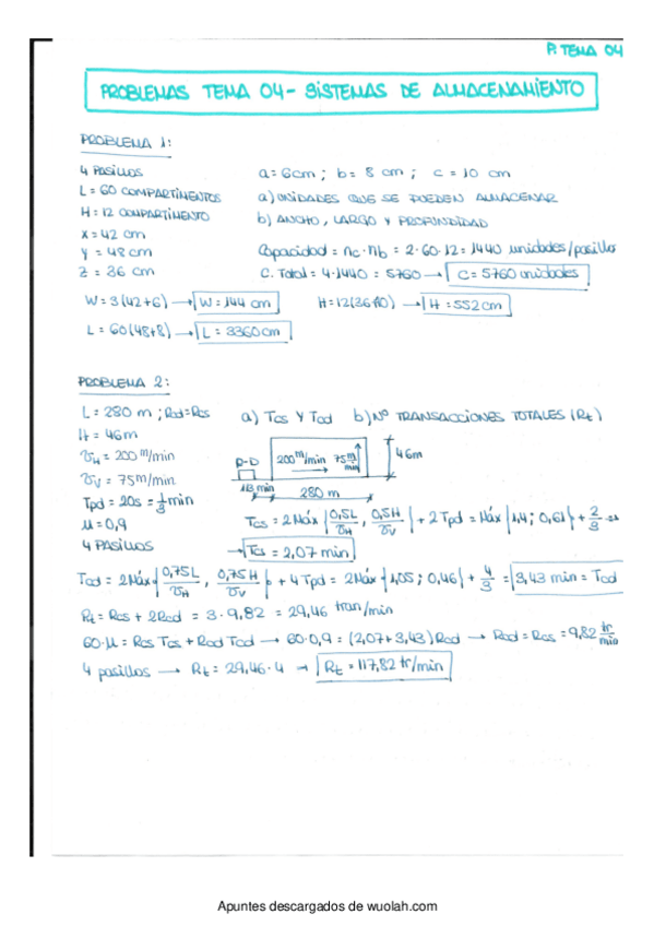 Miniatura del documento Problemas Tema 04 - Sistemas de almacenamiento.pdf