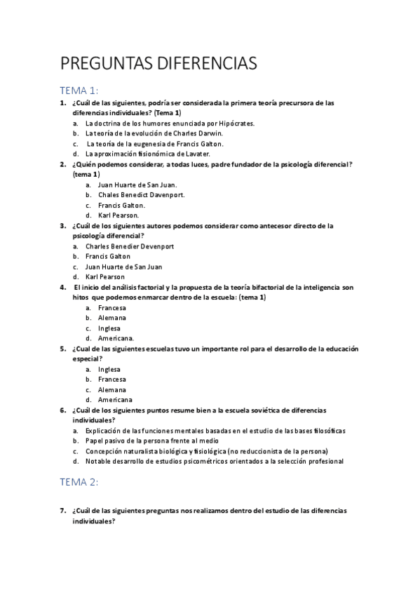 Miniatura del documento PREGUNTAS DIFERENCIAS tipo examen.pdf