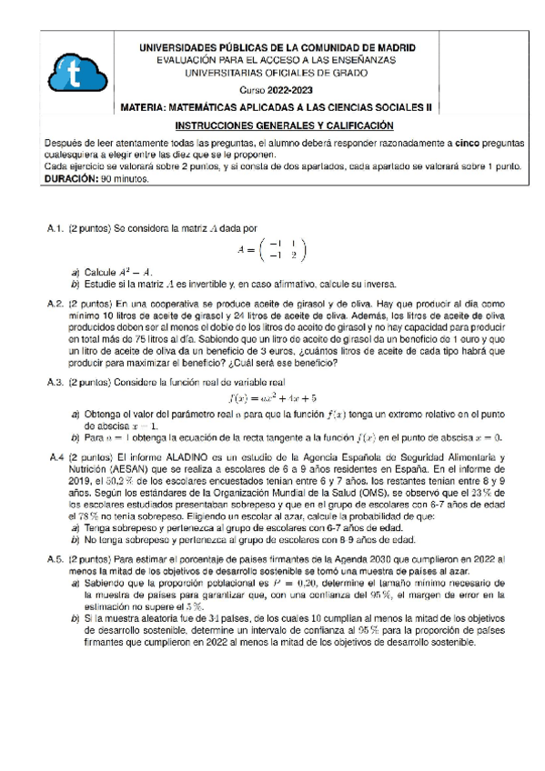 Miniatura del documento Examen-Matematicas-CCSS-Selectividad-junio-2023-coincidentes.pdf