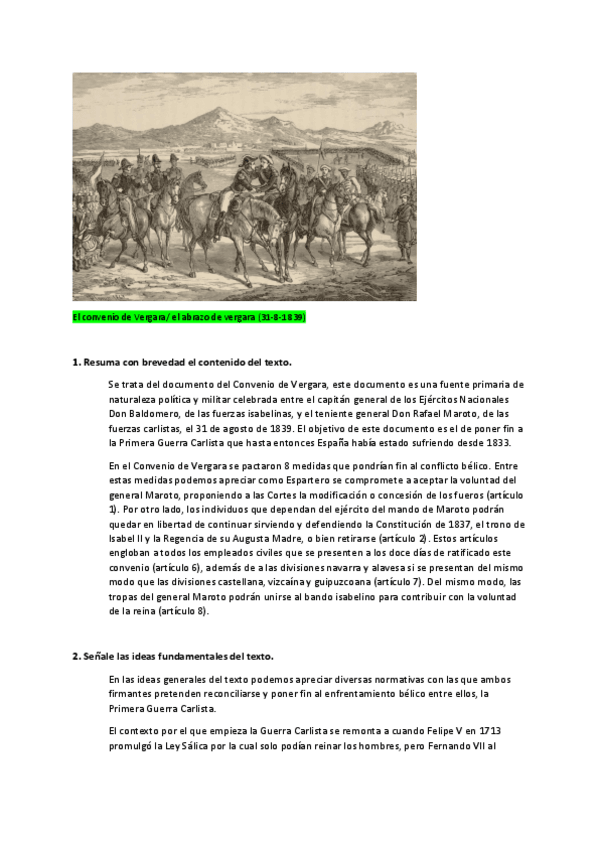 Miniatura del documento Fuente Histórica. El Convenio de Vergara, el Abrazo de Vergara. Historia de España. 2ºbach.pdf