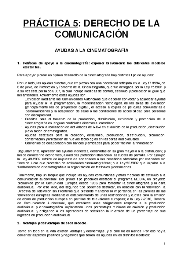 Miniatura del documento Práctica 5 - Ayudas a la cinematografía.pdf