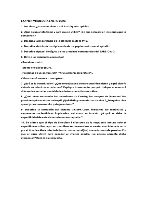 Miniatura del documento Examen-enero-2024-virologia.pdf