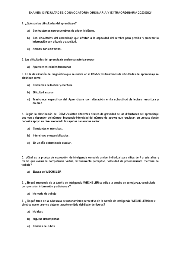 Miniatura del documento EXAMEN DIFICULTADES DEL APRENDIZAJE CONV. ORDINARIA Y EXTRAORDINARIA  20232024.pdf